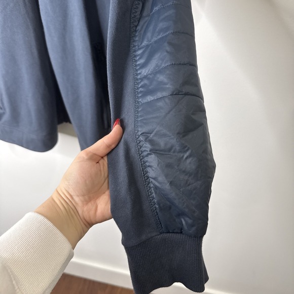 LULULEMON Jacket Men's XXL Blue Full Zip Puff Collar Elbow Performance M41465 - Picture 6 of 8